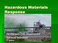 Hazardous Materials Response PowerPoint PPT Presentation