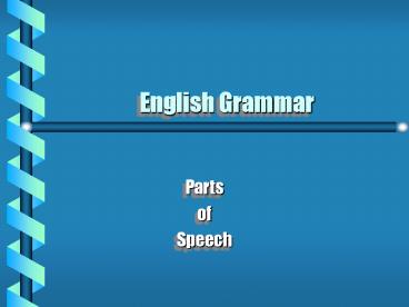 English Grammar