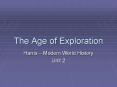The Age of Exploration PowerPoint PPT Presentation