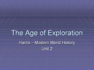 The Age of Exploration
