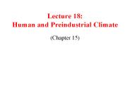 Lecture%2018:%20Human%20and%20Preindustrial%20Climate