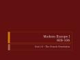 Modern Europe I HIS-106 PowerPoint PPT Presentation