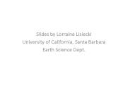 Slides by Lorraine Lisiecki