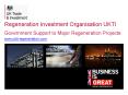 Regeneration Investment Organisation UKTI PowerPoint PPT Presentation