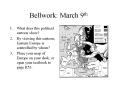 Bellwork: March 9th PowerPoint PPT Presentation