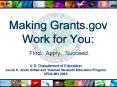 Grants.gov slides (PPT) PowerPoint PPT Presentation