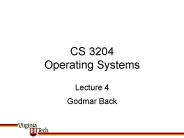 CS 3204 Operating Systems