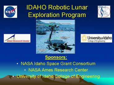 IDAHO Robotic Lunar Exploration Program