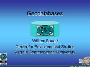 Geodatabases