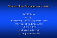 Western Pest Management Center