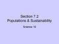 Section 7.2 Populations PowerPoint PPT Presentation