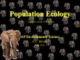Population Ecology Chapter 9, Miller 14th Edition PowerPoint PPT Presentation