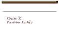 Chapter%2052:%20Population%20Ecology PowerPoint PPT Presentation