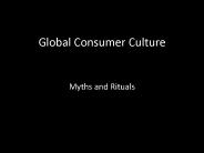 Global Consumer Culture