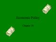 Economic Policy PowerPoint PPT Presentation
