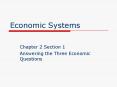 Economic Systems PowerPoint PPT Presentation