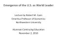 Emergence of the U.S. as World Leader PowerPoint PPT Presentation