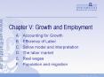 Chapter V: Growth and Employment PowerPoint PPT Presentation