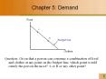 Chapter 5: Demand PowerPoint PPT Presentation