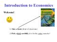 Introduction to Economics PowerPoint PPT Presentation