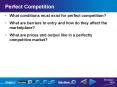 Perfect Competition PowerPoint PPT Presentation