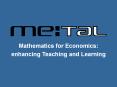 Mathematics for Economics: PowerPoint PPT Presentation