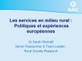 Les services en milieu rural : Politiques et exp PowerPoint PPT Presentation