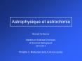 Astrophysique et astrochimie PowerPoint PPT Presentation