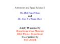 Astronomy and Space Science II PowerPoint PPT Presentation