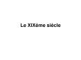 Le XIX PowerPoint PPT Presentation