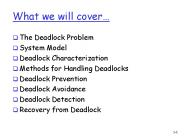 What we will cover