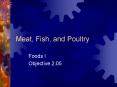 Meat, Fish, and Poultry PowerPoint PPT Presentation