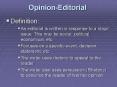 Opinion-Editorial PowerPoint PPT Presentation
