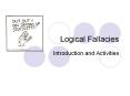 Logical Fallacies PowerPoint PPT Presentation