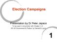 Election Campaigns PowerPoint PPT Presentation