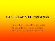 La verdad y el consenso