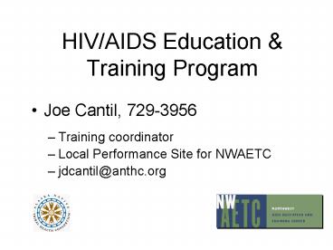 HIV/AIDS Education presentation | free to view