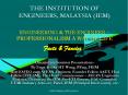 THE INSTITUTION OF ENGINEERS, MALAYSIA (IEM) PowerPoint PPT Presentation