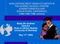 ANGLOPHONE WEST INDIAN STUDENTS IN THE QUEBEC SCHOOL SYSTEM: CHARACTERISTICS AND EDUCATIONAL EXPERIENCE (1994-1995-1996 cohorts) PowerPoint PPT Presentation
