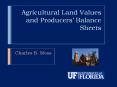 Agricultural Land Values and Producers PowerPoint PPT Presentation