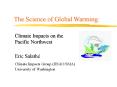 Climate Impacts on the Pacific Northwest PowerPoint PPT Presentation