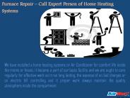 Furnace Repair – Call Expert Person of Home Heating Systems