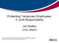 Protecting Temporary Employees: A Joint Responsibility PowerPoint PPT Presentation