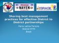 Sharing best management practices for effective District to District partnerships PowerPoint PPT Presentation