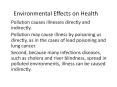 Environmental Effects on Health PowerPoint PPT Presentation