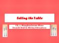 Setting the Table PowerPoint PPT Presentation