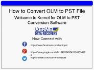 How to Convert OLM to PST File?