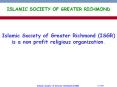 ISLAMIC SOCIETY OF GREATER RICHMOND PowerPoint PPT Presentation