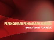 PERENCANAAN PENGAJARAN SEJARAH
