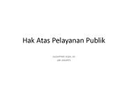 Hak Atas Pelayanan Publik